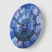 ケルト精神マンダラ ラージ壁時計 (傾斜)