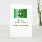 ケルト系アイリッシュカード シーズンカード (裏面)