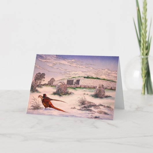 ケルト系アイリッシュクリスマスカードニューグランジアイルランド シーズンカード (正面)