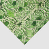 ケルト系アイリッシュグリーンと金ゴールドパター華美ン2 薄葉紙 (詳細)