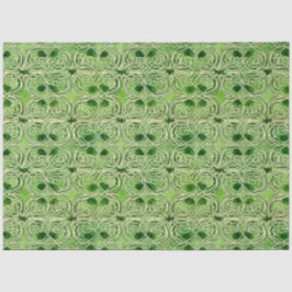 ケルト系アイリッシュグリーンと金ゴールドパター華美ン2 薄葉紙