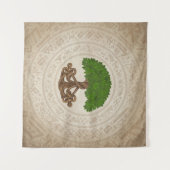 ケルト系オークの木 – イグドラシル タペストリー (正面(横))