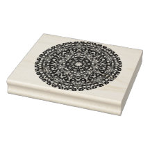 ケルト系サークルメダリオンラバースタンプ