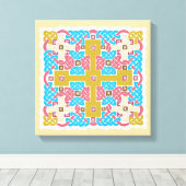 ケルト系ドネガル キャンバスプリント (インサイチュ (ウッドフロア))