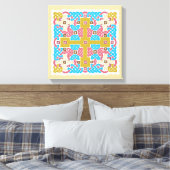 ケルト系ドネガル キャンバスプリント (インサイチュ (寝室))