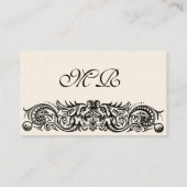 ケルト系ドラゴンモノグラム 名刺 (裏面)