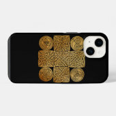 ケルト系ノットワーククロス iPhoneケース (裏面横)