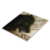 ケルト系ブラックウルフ タイル (側面)