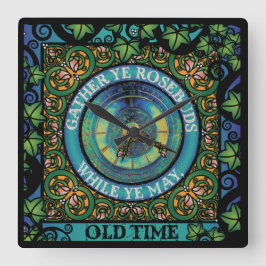 ケルト系無常 スクエア壁時計