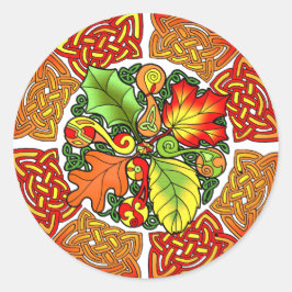 ケルト紅葉 ラウンドシール