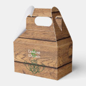 ケルト素朴クカダグ木のテクスチャ フェイバーボックス (正面サイド)