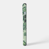 ケルト結びのグリーンドリームキャッチャー iPhone 15ケース (左側面)