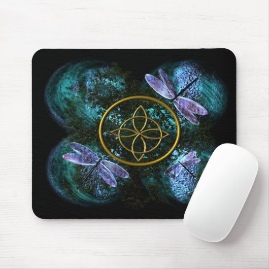 ケルト結び目模様か魔法使いの結び目 マウスパッド (マウス)
