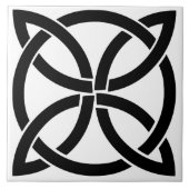 ケルト結び目模様のアイルランドの古代記号の異教のなアイルランド語 タイル (正面)