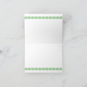 ケルト結び目模様のアイルランド語はメッセージカード3991感謝していしています サンキューカード (内部)