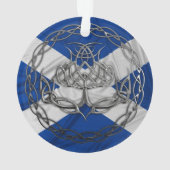 ケルト結び目模様のアザミ オーナメント (裏面)