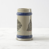 ケルト結び目模様のゴブレット ビールジョッキ (中央)