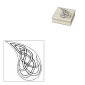 ケルト結び目模様のティアドロアートスタンプ ラバースタンプ (押印)