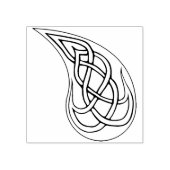 ケルト結び目模様のティアドロアートスタンプ ラバースタンプ (インプリント)