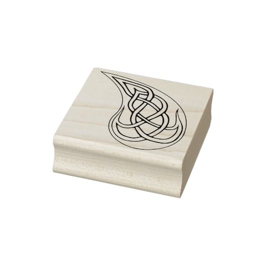 ケルト結び目模様のティアドロアートスタンプ ラバースタンプ (スタンプ)