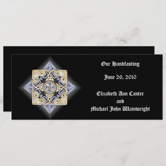 ケルト結び目模様の数々の使用カード プログラム (正面/裏面)