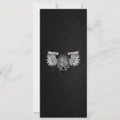 ケルト結び目模様アイリッシュアーバンタトゥー結婚式招待状 招待状 (裏面)