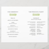 ケルト結び目模様アイルランドの緑の結婚式 (裏面)