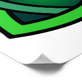 ケルト結び目模様アイルランド古代シ異教のンボルgre ポスター (角)