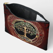 ケルト結び目模様エレガントの高貴な生命の木。 アクセサリーポーチ (見開き)