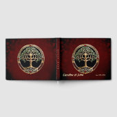 ケルト結び目模様エレガントの高貴な生命の木。 ゲストブック (全面)