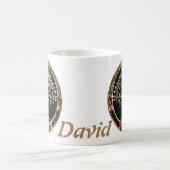 ケルト結び目模様エレガントの高貴な生命の木。 コーヒーマグカップ (中央)