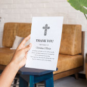 ケルト結び目模様エレガントクロス |葬儀の忌引 サンキューカード