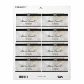 ケルト結び目模様オン羊皮紙紙Lrgラベル ラベル (フルシート)