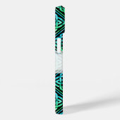 ケルト結び目模様カスタム – ブルーグリーンブラック Case-Mate iPhoneケース (裏面 / 右)