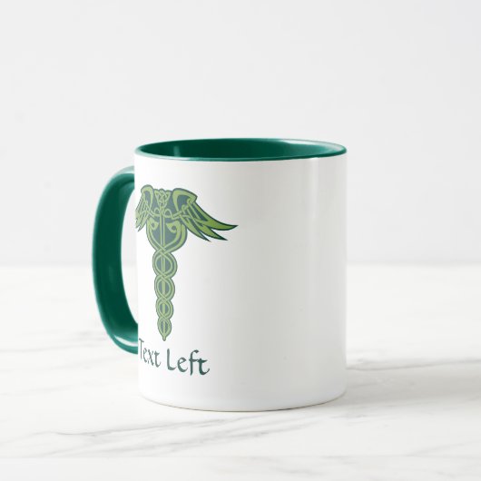 ケルト結び目模様カドゥセウスマグ マグカップ (正面左)