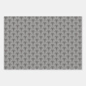 ケルト結び目模様カドゥセウス ラッピングペーパーシート (正面)