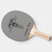 ケルト結び目模様カドゥセウス 卓球ラケット (横)