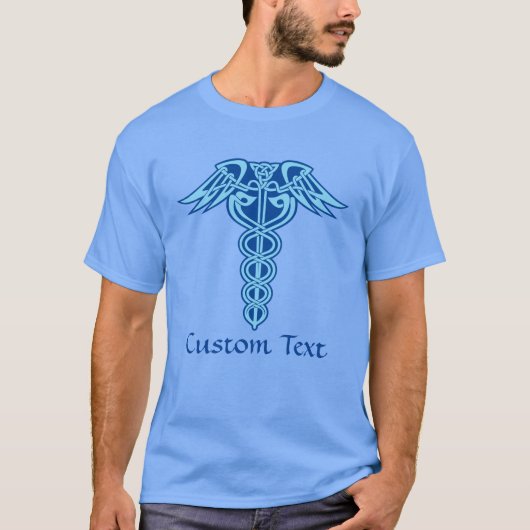 ケルト結び目模様カドゥセウスTシャツ Tシャツ (正面)