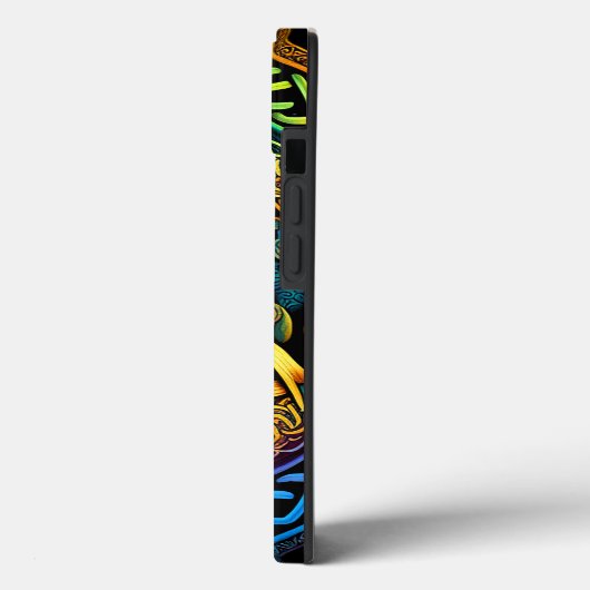 ケルト結び目模様カラフル結び糸細工 Case-Mate iPhoneケース (裏面 / 左)