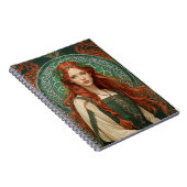 ケルト結び目模様ガールスパイラルノート5 ノートブック (右側)