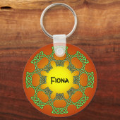 ケルト結び目模様キーチェーン キーホルダー (正面)