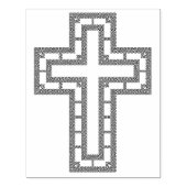 ケルト結び目模様クロスパターンアートスタンプ ラバースタンプ (インプリント)