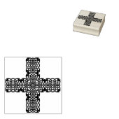 ケルト結び目模様クロス・アート・スタンプ ラバースタンプ (押印)