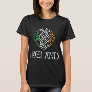 ケルト結び目模様クローバーヴィンテージアイルランドSt paddys dayH Tシャツ
