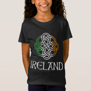 ケルト結び目模様クローバーヴィンテージアイルランドSt paddys dayH Tシャツ