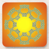 ケルト結び目模様コルクコースター コースター (正面)