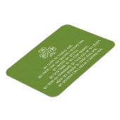 ケルト結び目模様シャムロックゲリック恵み マグネット (左側)