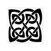 ケルト結び目模様スクエアアートスタンプ ラバースタンプ (インプリント)