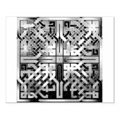 ケルト結び目模様スクエアゴムスタンプ ラバースタンプ (インプリント)