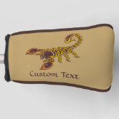 ケルト結び目模様スコーピオンゴルフヘッドカバー ゴルフヘッドカバー (正面)